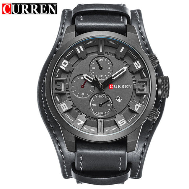 CURREN Men's Luxury Quartz Military Sports Watch 8225