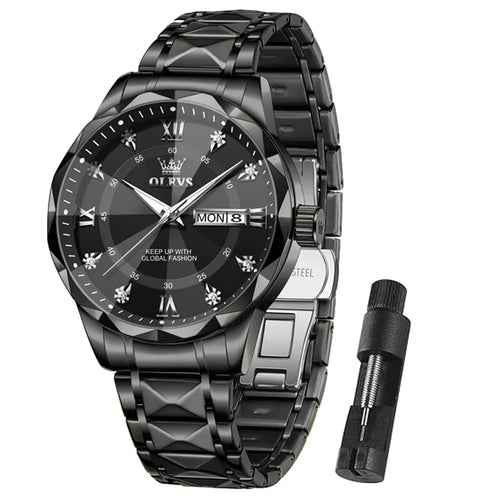 Classic Analog Big Wrist Watch
