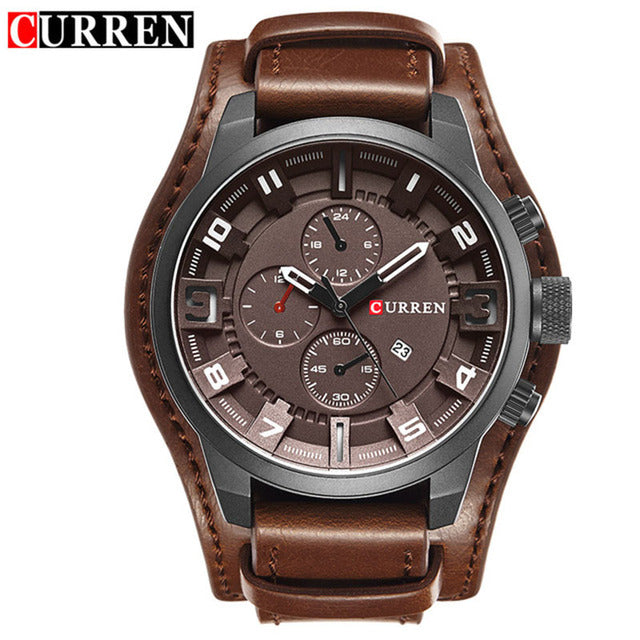 CURREN Men's Luxury Quartz Military Sports Watch 8225