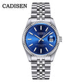 Stylish Men's Mechanical Watch with Calendar and Luminous Steel