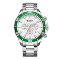 Men's Steel Band Casual Quartz Watch with Calendar