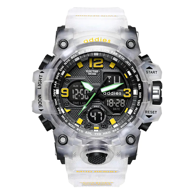 Multi-Function Sports Dual Display Watch