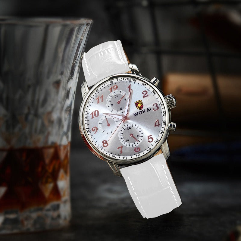 Men's Quartz Business and Sports Watches with Belts