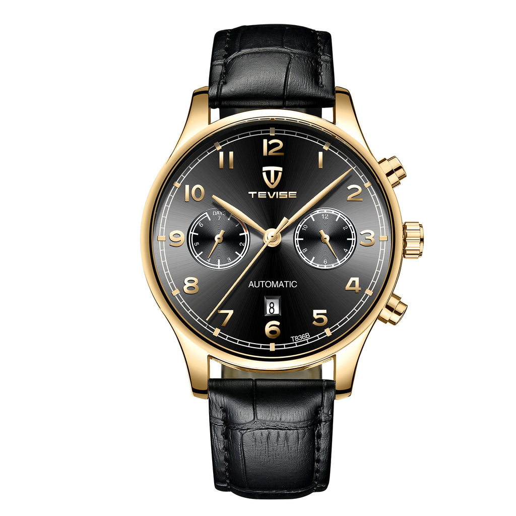 Men's Automatic Mechanical Trend Watch with Belt