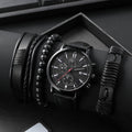 LIANDU Men's Quartz Calendar Watch Set for Sports