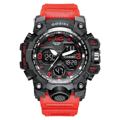 Multi-Function Sports Dual Display Watch
