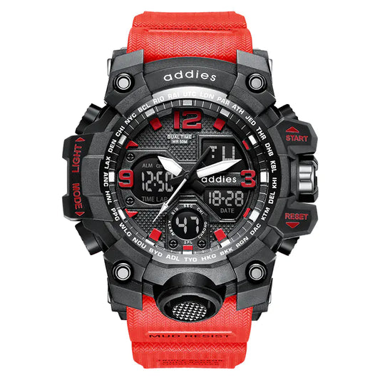 Multi-Function Sports Dual Display Watch