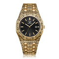 ONOLA Men's Waterproof Quartz Watch with Steel Band