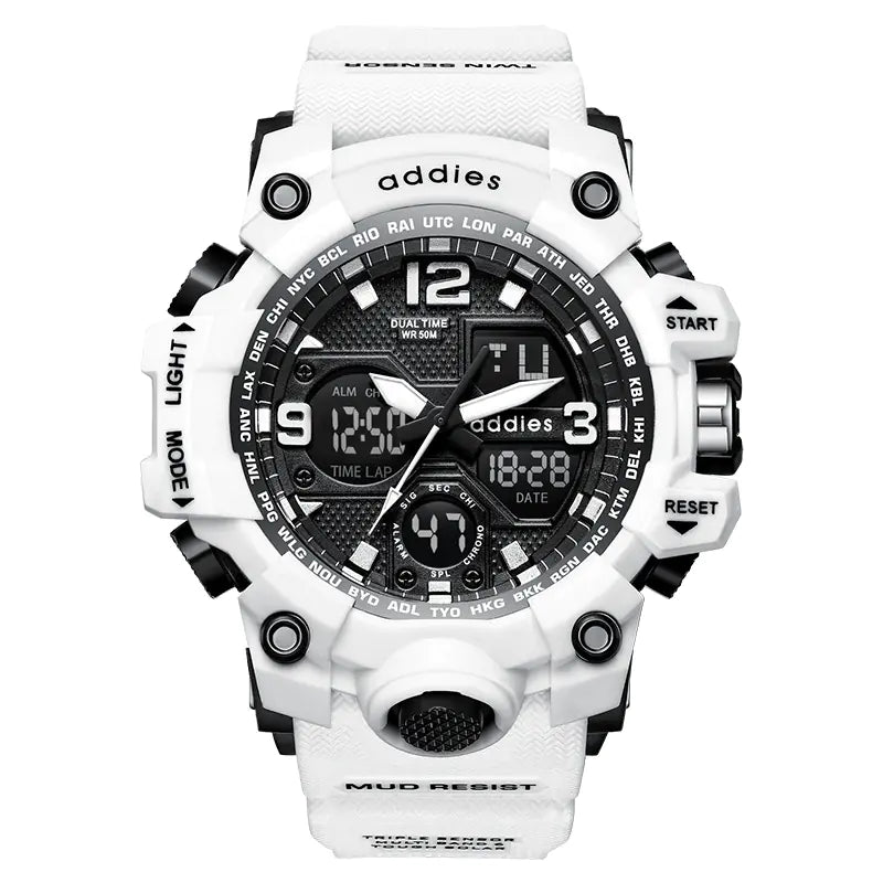 Multi-Function Sports Dual Display Watch