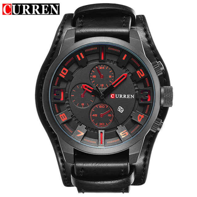 CURREN Men's Luxury Quartz Military Sports Watch 8225