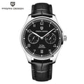 Stainless Steel Men's Mechanical Calendar Watch