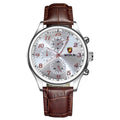 Men's Quartz Business and Sports Watches with Belts