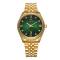 Luxury Men's Steel Band Quartz Watch with Calendar