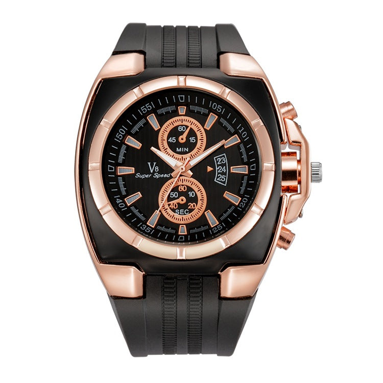 V8 Silicone Quartz Watch