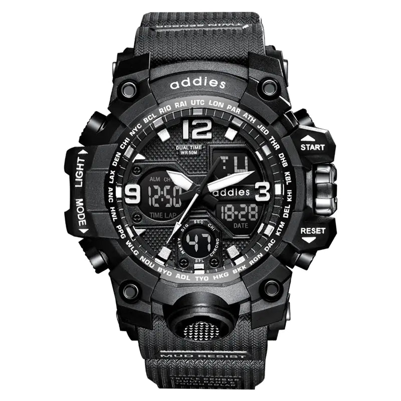 Multi-Function Sports Dual Display Watch