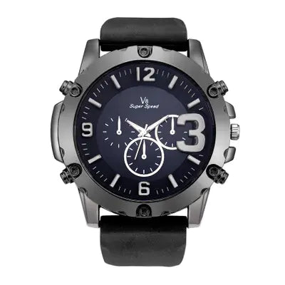 V8 Silicone Strap Sports Watch for Men