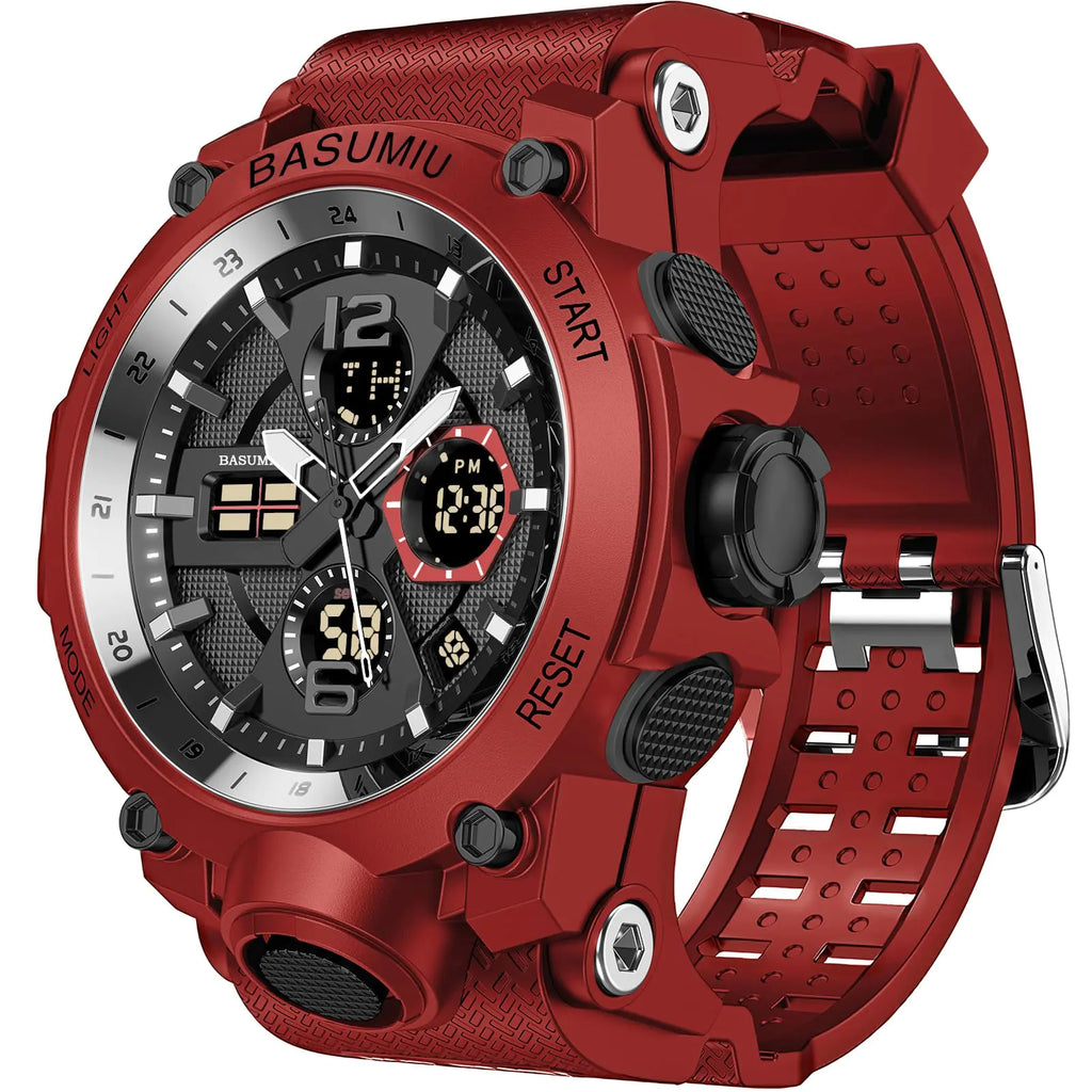 Analog Digital Tactical Military Watch