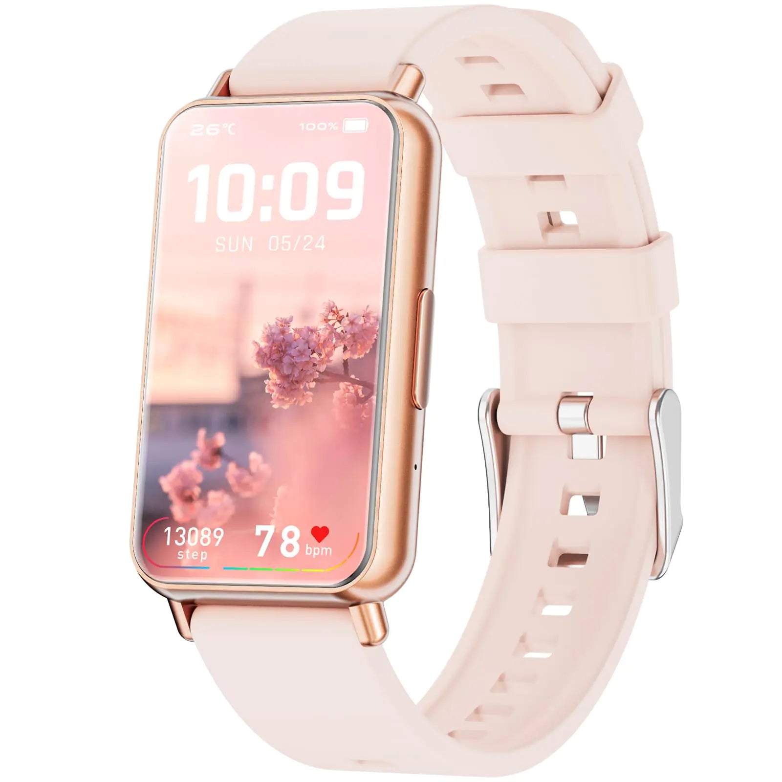 Full Touch Screen Fitness Tracker Watch