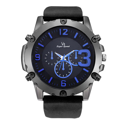 V8 Silicone Strap Sports Watch for Men